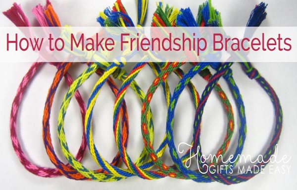 homemade birthday gift friendship bracelets