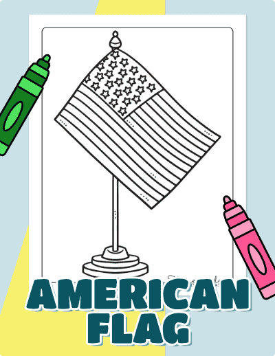 American Flag Coloring Pages