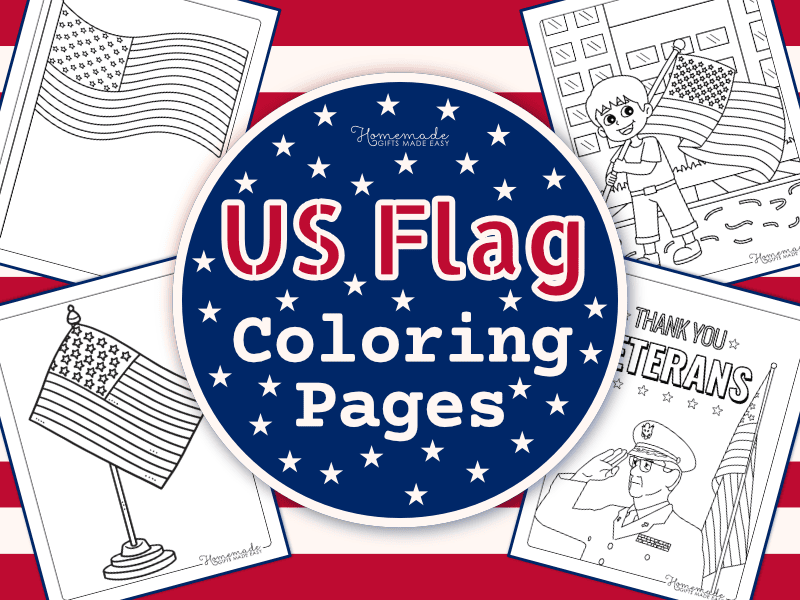 American Flag Coloring Pages