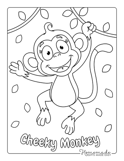 cute cartoon animals with big eyes coloring pages