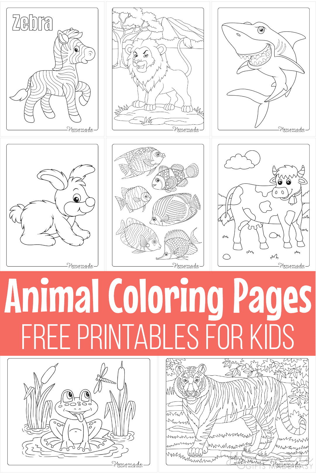 free printable coloring pages of baby animals