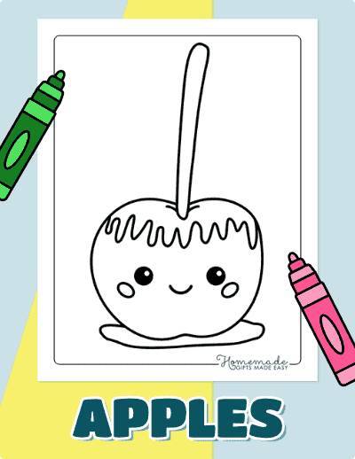 Apple Coloring Pages