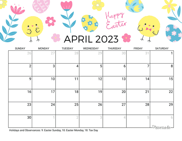april month themes