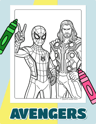 Avengers Coloring Pages
