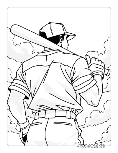 Baseball Coloring Pages Cool Realistic Mbl Coloring Pages Batter for Adults