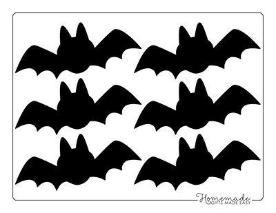 10+ Free Printable Bat Outline Templates - The Artisan Life  Printable  halloween decorations, Halloween bat decorations, Bat outline