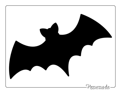 halloween bat stencil free printable