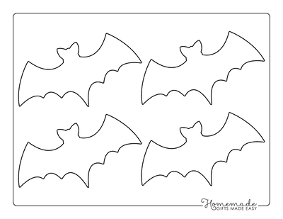 halloween bat cut out templates