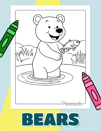 Bear Coloring Pages