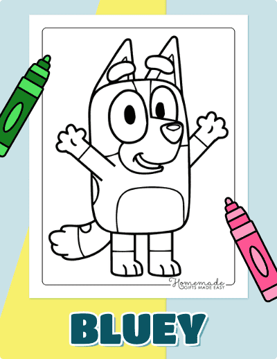 Bluey Coloring Pages