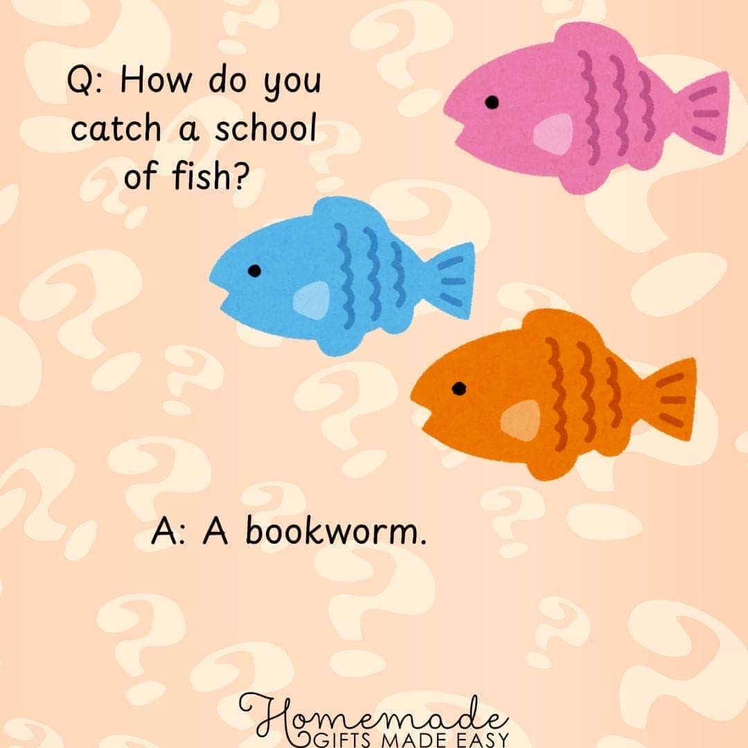 brain teasers with answers how do you catch a school of fish?