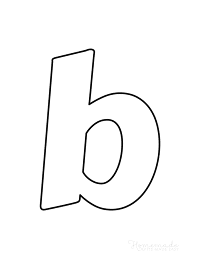 Bubble Letters Marker Lowercase B