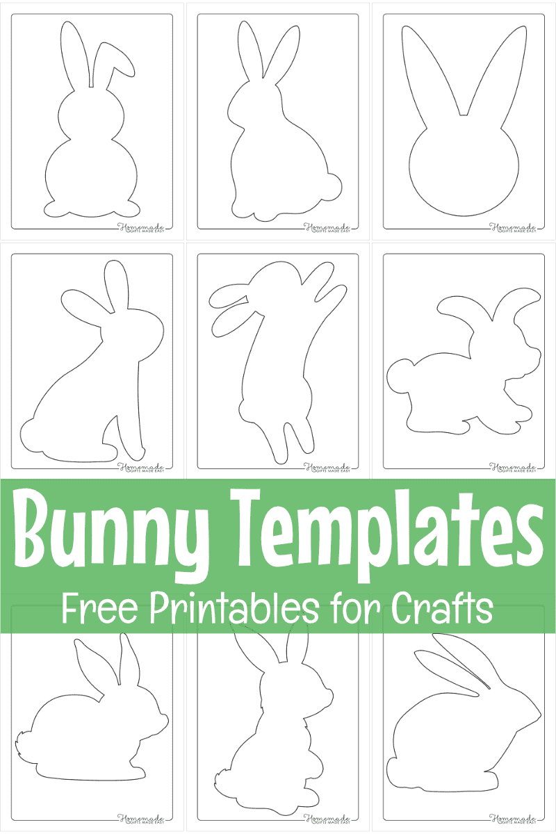 bunny silhouette outline