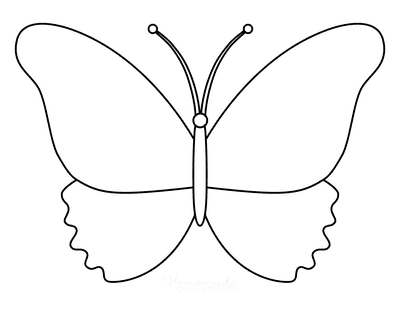 butterfly cut out