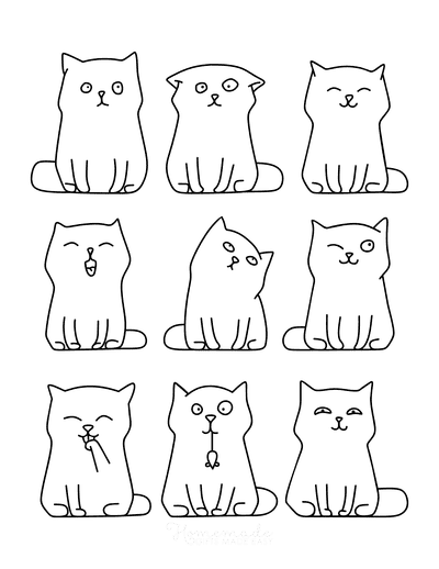 Download 62 Cat Coloring Pages For Kids Adults Free Printables