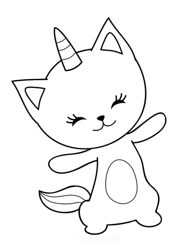Cat Coloring Pages Free Printables