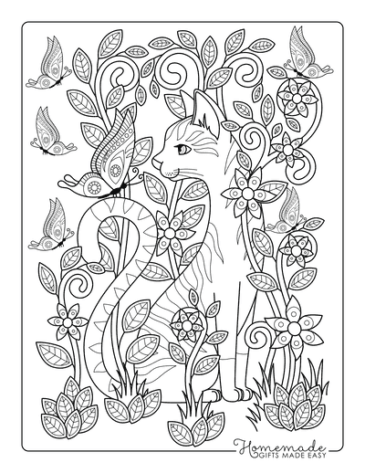 coloring pages for teenagers animals