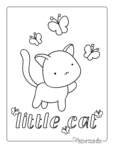 How to Draw a Cartoon Cat (Cartoon Animals) Step by Step |  DrawingTutorials101.com
