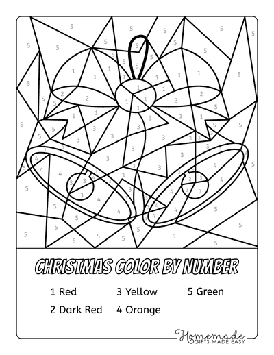 Christmas Color by Letter, Christmas Coloring Pages, Color by Code
