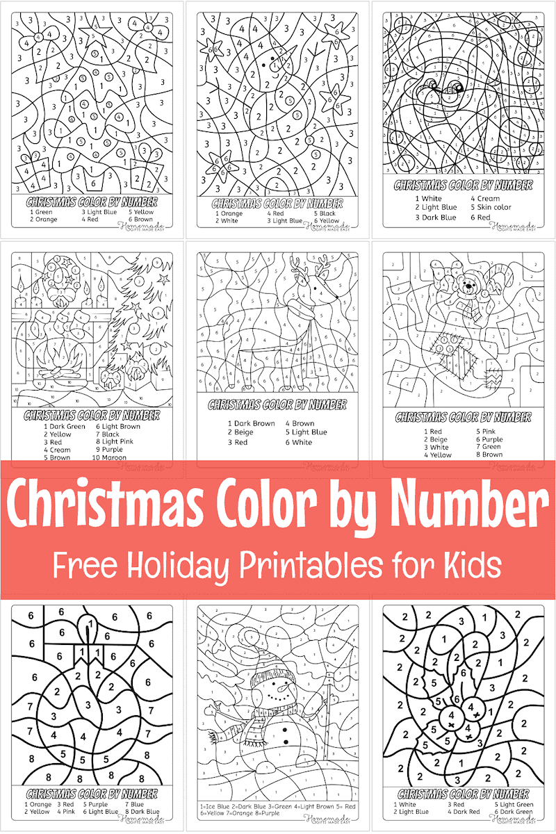 Fantasy Color by Number for Adults 10 Printable Designs 