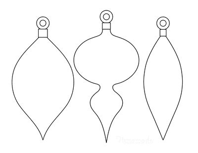 printable christmas ornaments coloring pages and templates