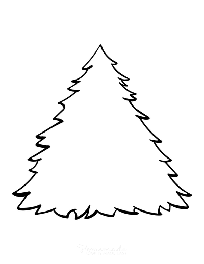 Printable Tree Template Coloring Home