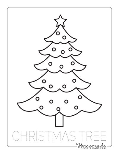 Download 52 Best Christmas Tree Coloring Pages For Kids Free Printable Pdfs