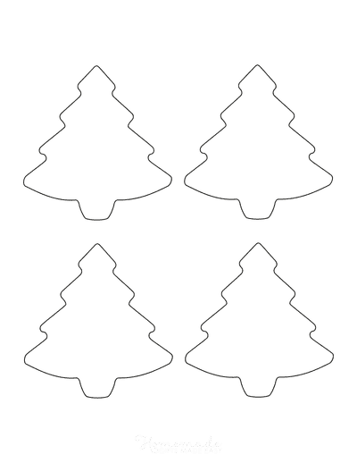 simple christmas tree shape