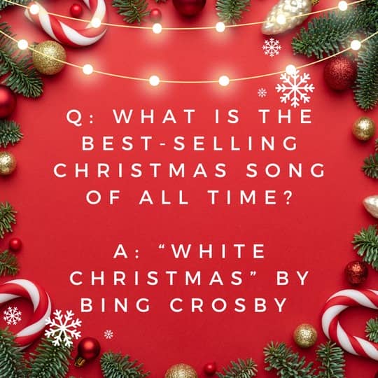 christmas trivia questions what is the best-selling christmas song of all time?