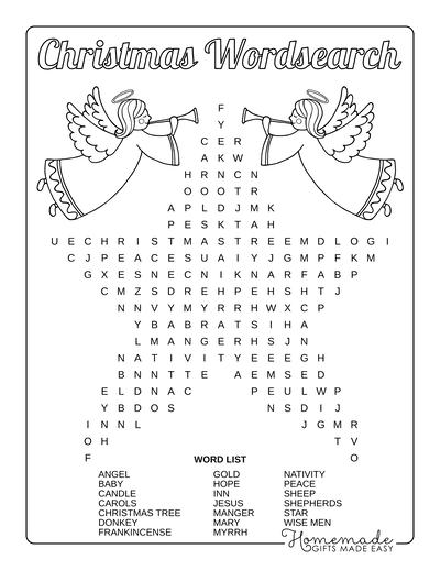 Holiday Songs Word Search Puzzle Activity Page with Coloring, Christmas  Songs