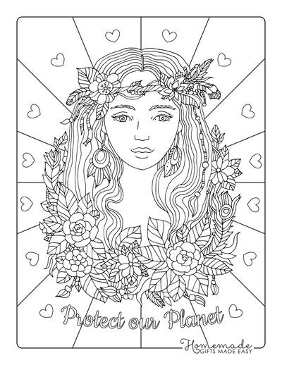 10 Printable Adult Coloring Pages for Strong Women (and Girls