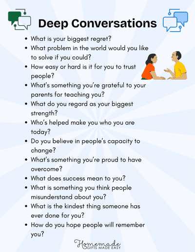 Conversation Starters Deep