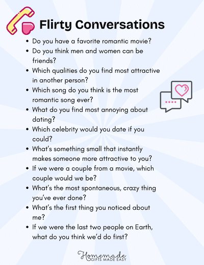 Conversation Starters Flirty