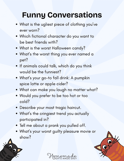 Conversation Starters Funny