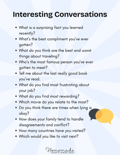 Conversation Starters Interesting