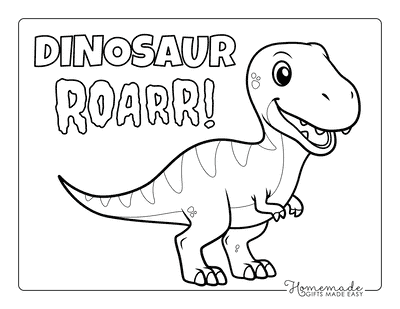 Tyrannosaurus Rex realistic coloring pages for kids, printable