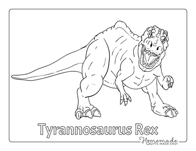 T Rex Coloring Pages in 2023  T-rex drawing, Dinosaur coloring