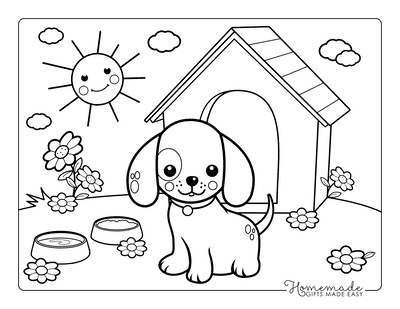 Premium Vector | Vector kids coloring pages cute dog character vector  illustration eps and image