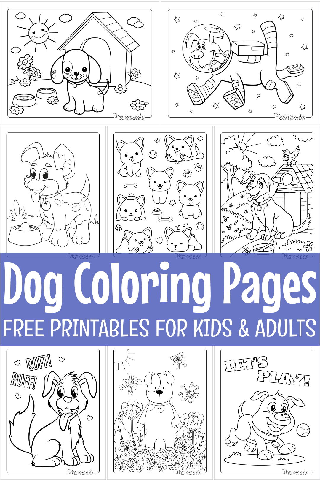 dog coloring pages