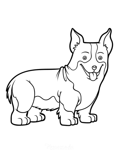 coloring pages for kids dogs