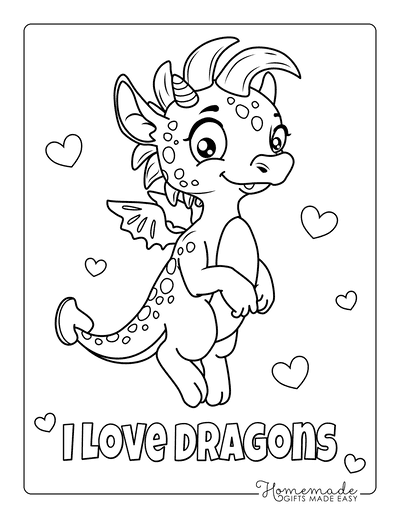 flying dragon coloring pages