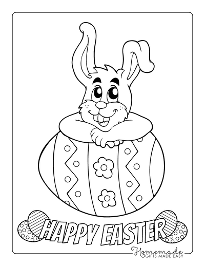 Free Printable Easter Bunny Coloring Pages for Kids & Adults 2022