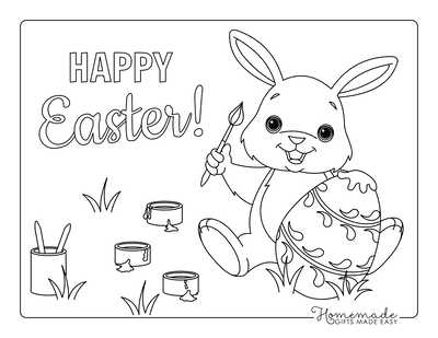 Free Easter Coloring Pages for Kids & Adults