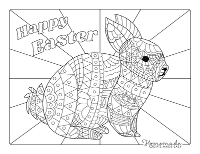 free printable easter bunny coloring pages for kids adults 2022