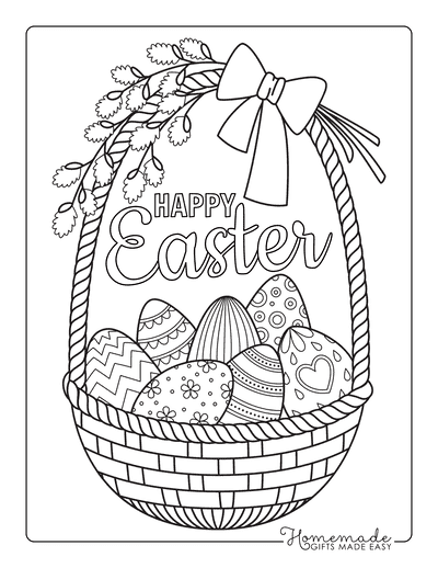 free easter coloring pages printable