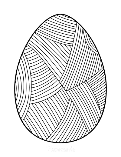 Easter Egg Coloring Patterned Egg 3