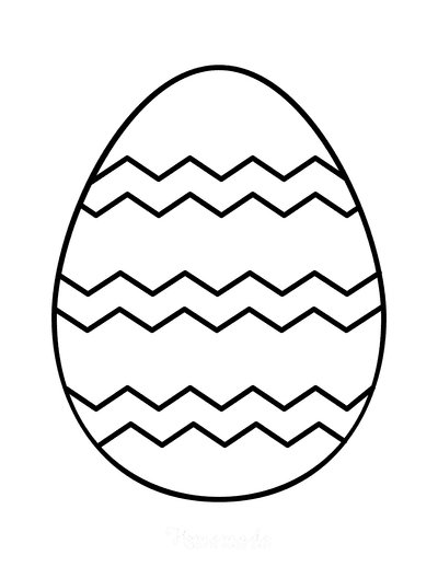 blank easter egg coloring