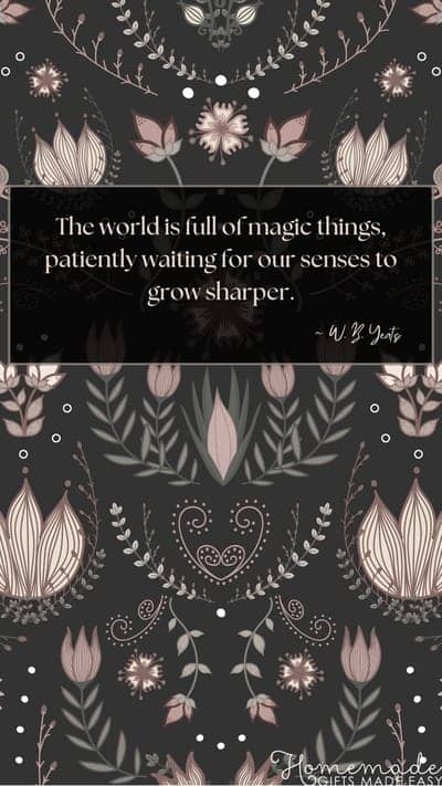 Fairycore Aesthetic Wallpaper W.B. Yeats Quote