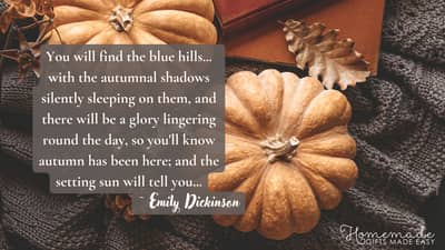 Fall Aesthetic Wallpaper Emily Dickinson Quote