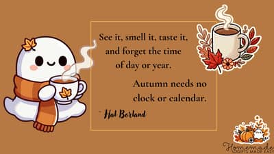 Fall Aesthetic Wallpaper Hal Borland Quote